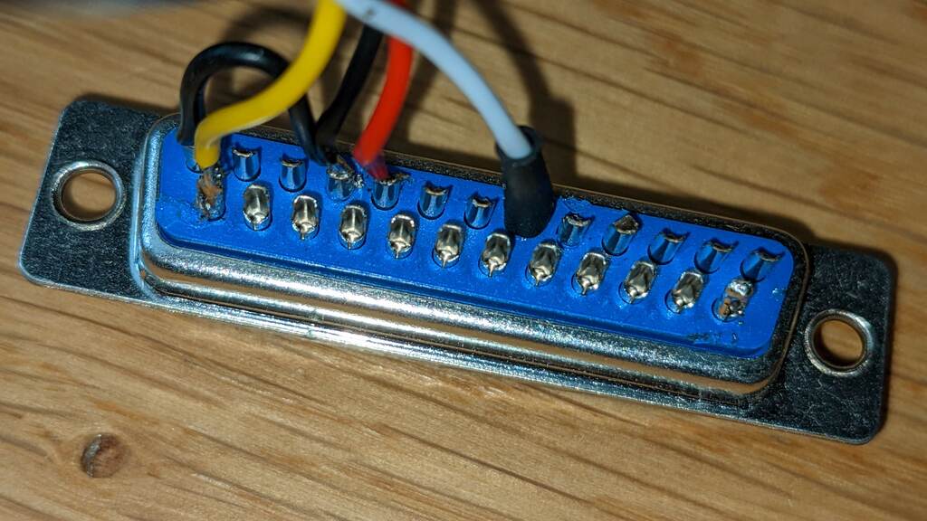 wiring db25 connector